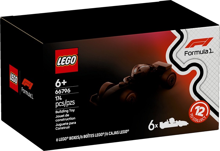 Lego 66796 LEGO Collectables - F1 Race Cars {Box of 6 random packs} (Voitures de course de F1® à collectionner - Lot de 6)