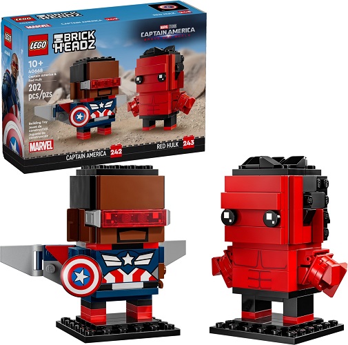 Lego 40668 Captain America & Red Hulk (Figurines de Capitaine America et de Hulk Rouge)