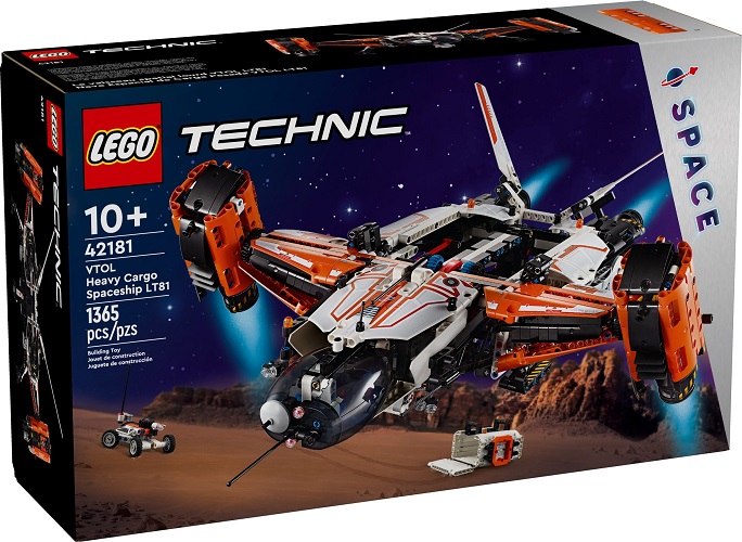 Lego 42181 VTOL Heavy Cargo Spaceship LT81 (Le vaisseau spatial lourd VTOL LT81)