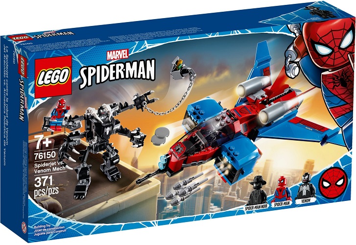 Lego 76150 Spiderjet vs. Venom Mech (Le Spider-jet contre le robot de Venom)