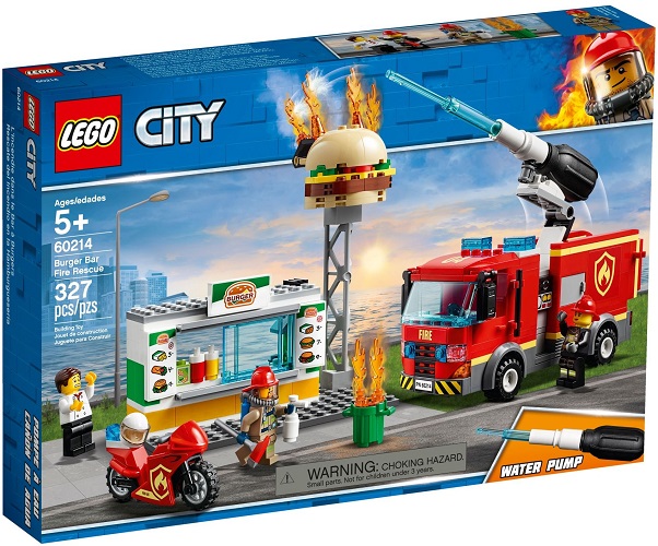 Lego 60214 Burger Bar Fire Rescue (L’incendie dans le Bar à Burgers)