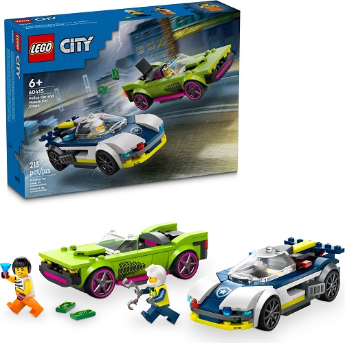 Lego 60415 Police Car and Muscle Car Chase (La poursuite entre la voiture de police et la voiture puissante)