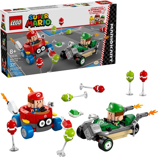 Lego 72034 Baby Mario vs. Baby Luigi (Mario Kart™ – Bébé Mario contre Bébé Luigi)