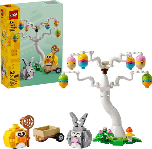 Lego 40808 Easter Bunny and Chick Egg Hunt (Lapin de Pâques et chasse aux œufs de poussin)